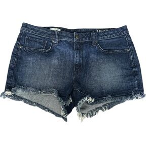 1969 GAP Maddie Short Denim Blue Frayed Hem Women's Shorts Cotton 31t